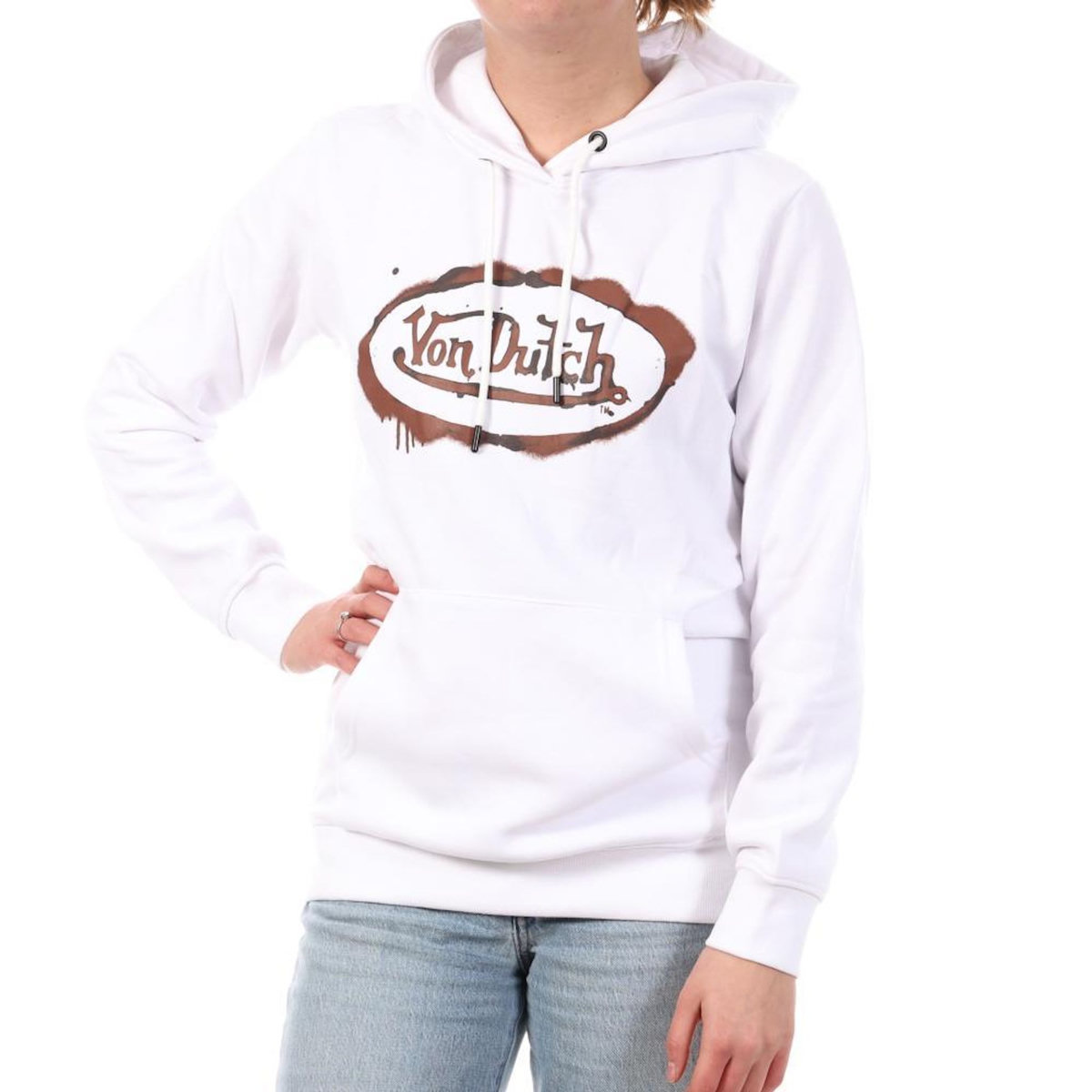 VON DUTCH Sweat à Capuche  Femme Von Dutch Uni Print