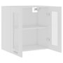 Voir la diapositive 5 : VIDAXL Armoire en verre suspendue Blanc 60x31x60 cm Bois ingenierie