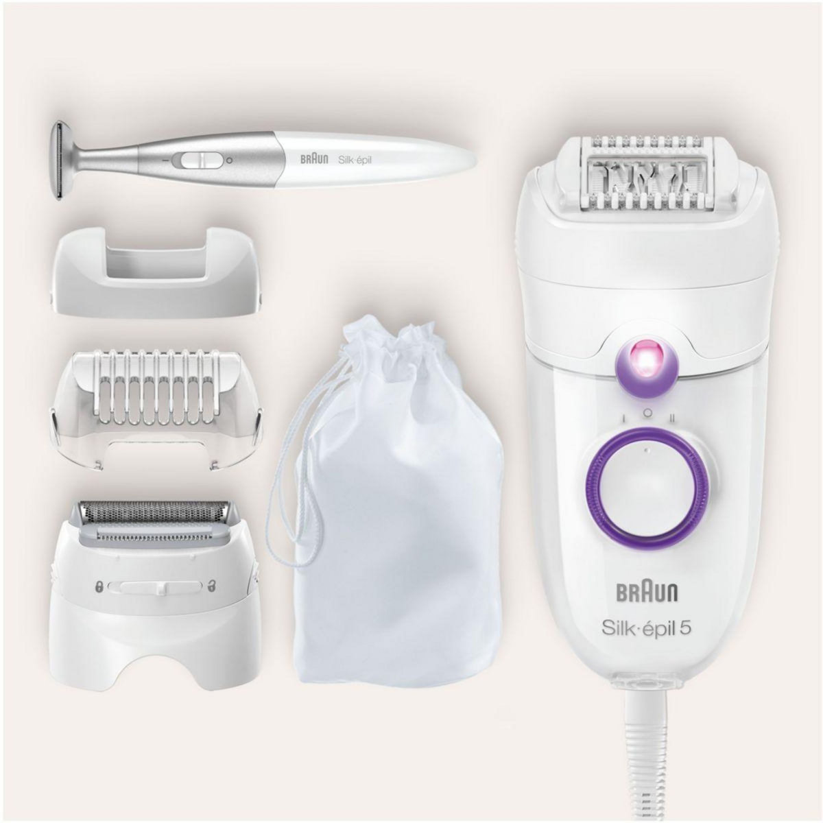 BRAUN Epilateur électrique Silk-Epil 5 SE 5-825P