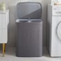 Voir la diapositive 2 : Kitchen move Panier à linge avec couvercle 90l - bat-70499b