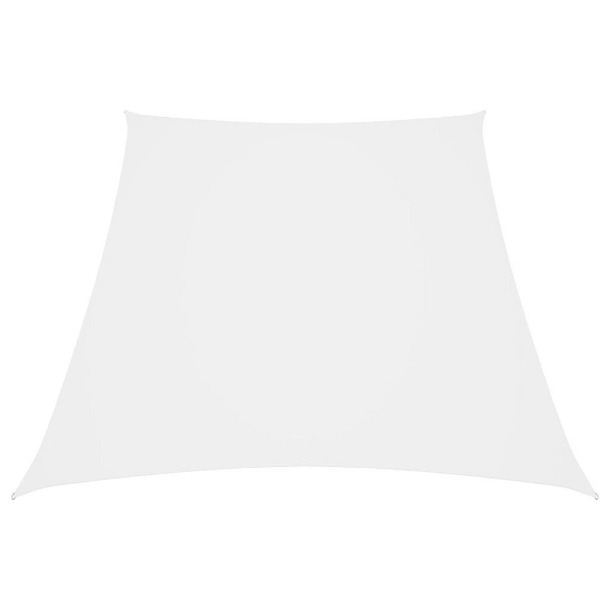 VIDAXL Voile de parasol Tissu Oxford trapeze 3/4x3 m Blanc