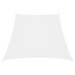 VIDAXL Voile de parasol Tissu Oxford trapeze 3/4x3 m Blanc