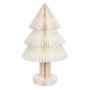 Voir la diapositive 1 : Paris Prix Sapin de Noël en Papier  Pliable  100cm Blanc Cassé