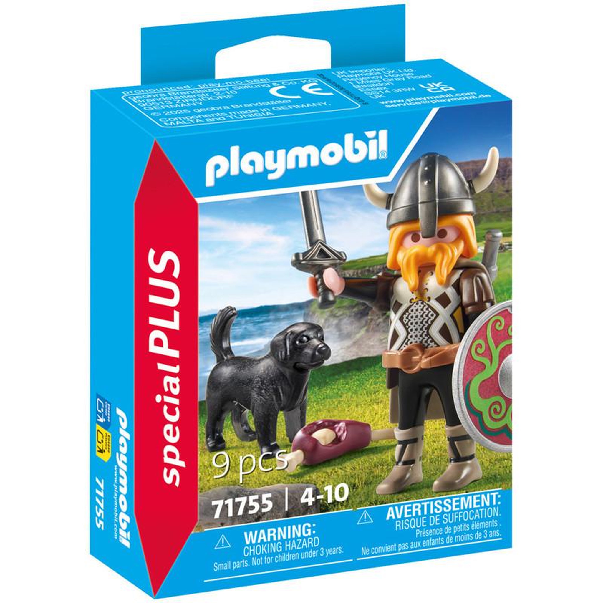 PLAYMOBIL VIKING BOUCLIER ARME + CHIEN PLAYMOBIL PLL71755