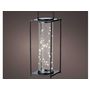 Voir la diapositive 1 : JARDIDECO Lanterne solaire lumineuse en métal 20 x 20 x 49 cm - Jardideco