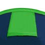 Voir la diapositive 6 : VIDAXL Tente de camping 4 personnes Bleu marine et vert