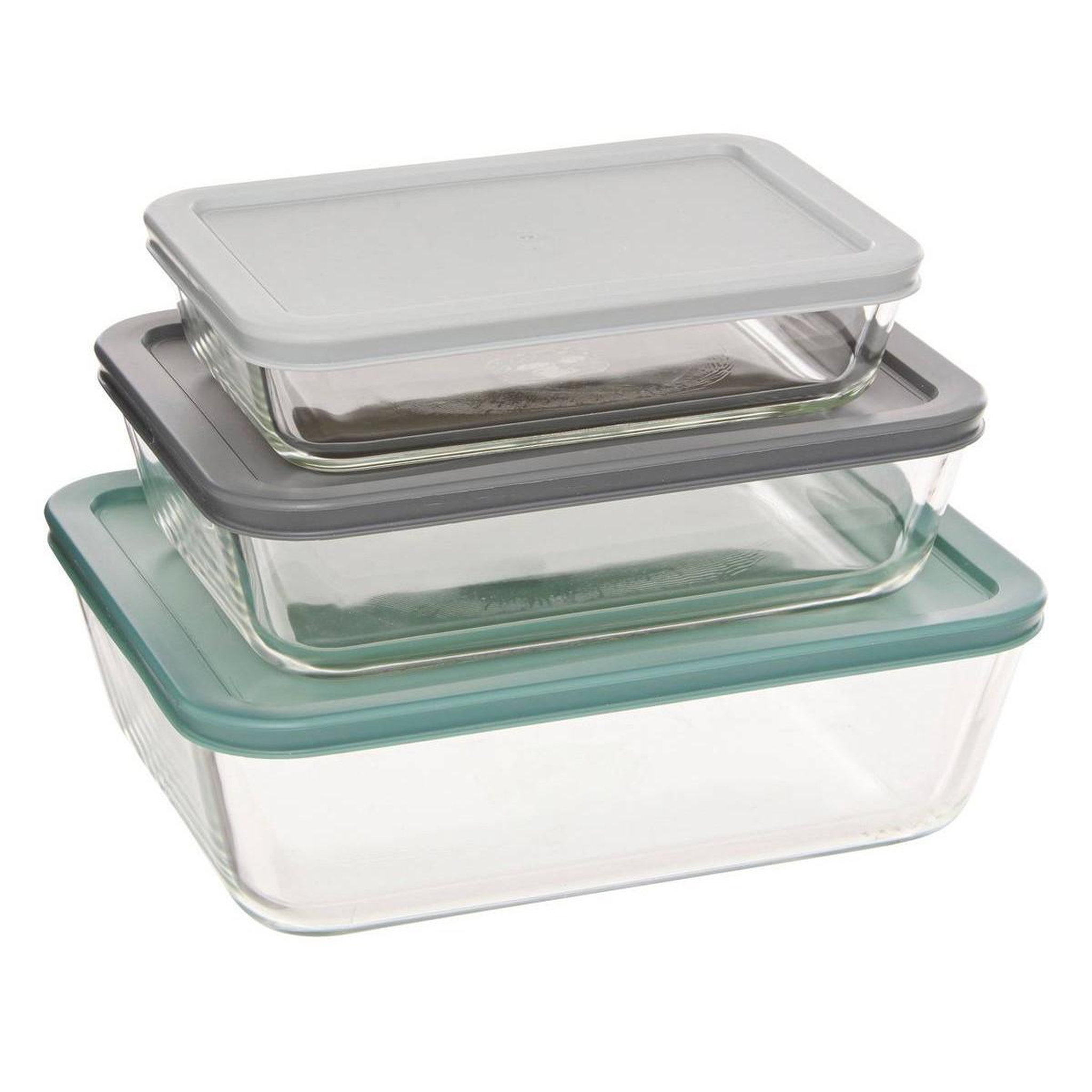 FIVE Lot de 3 boîtes de conservation  petra  4,35l multicolore