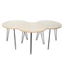 Voir la diapositive 1 : The Home Deco Factory 3 Tables Scandinaves - Diam. 45 cm