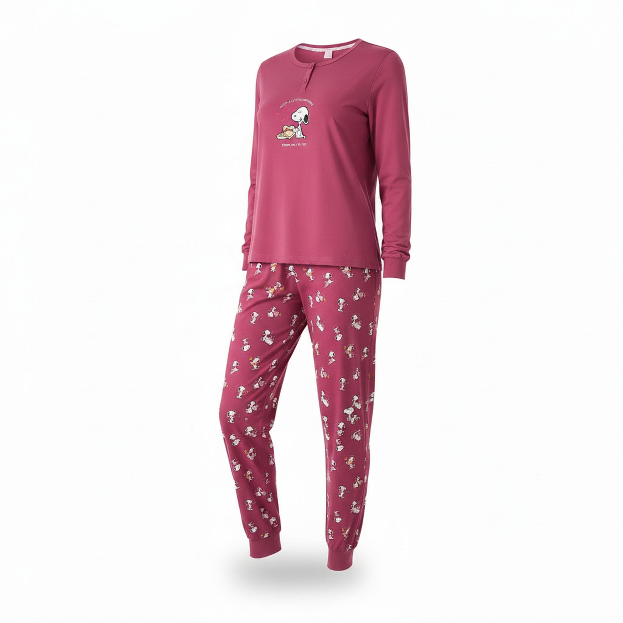 Voir la diapositive 1 : OZABI Ozabi ensemble pyjama femme léger broderie motif fantaisie