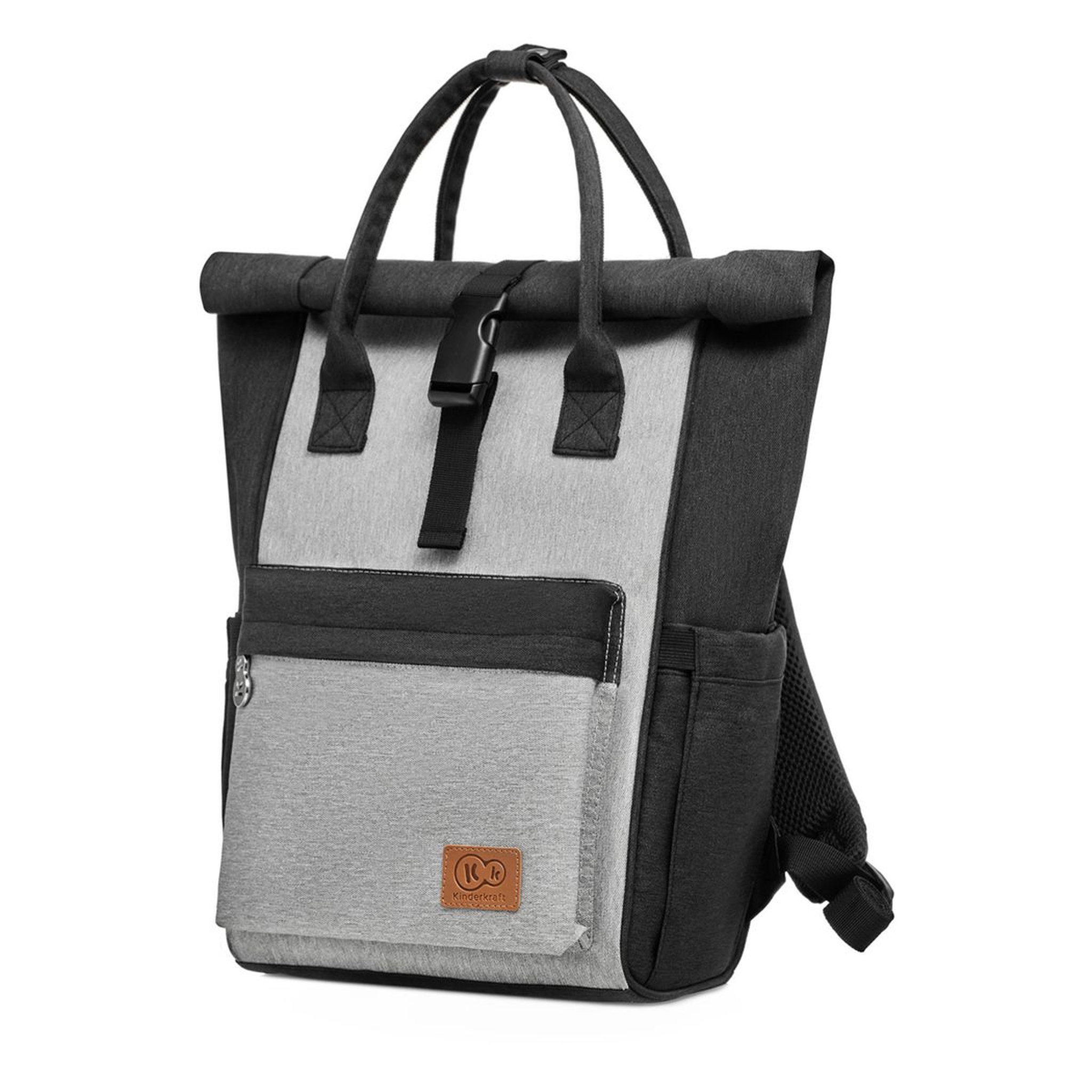 Voir la diapositive 2 : KINDERKRAFT Sac à dos MOONPACK gris