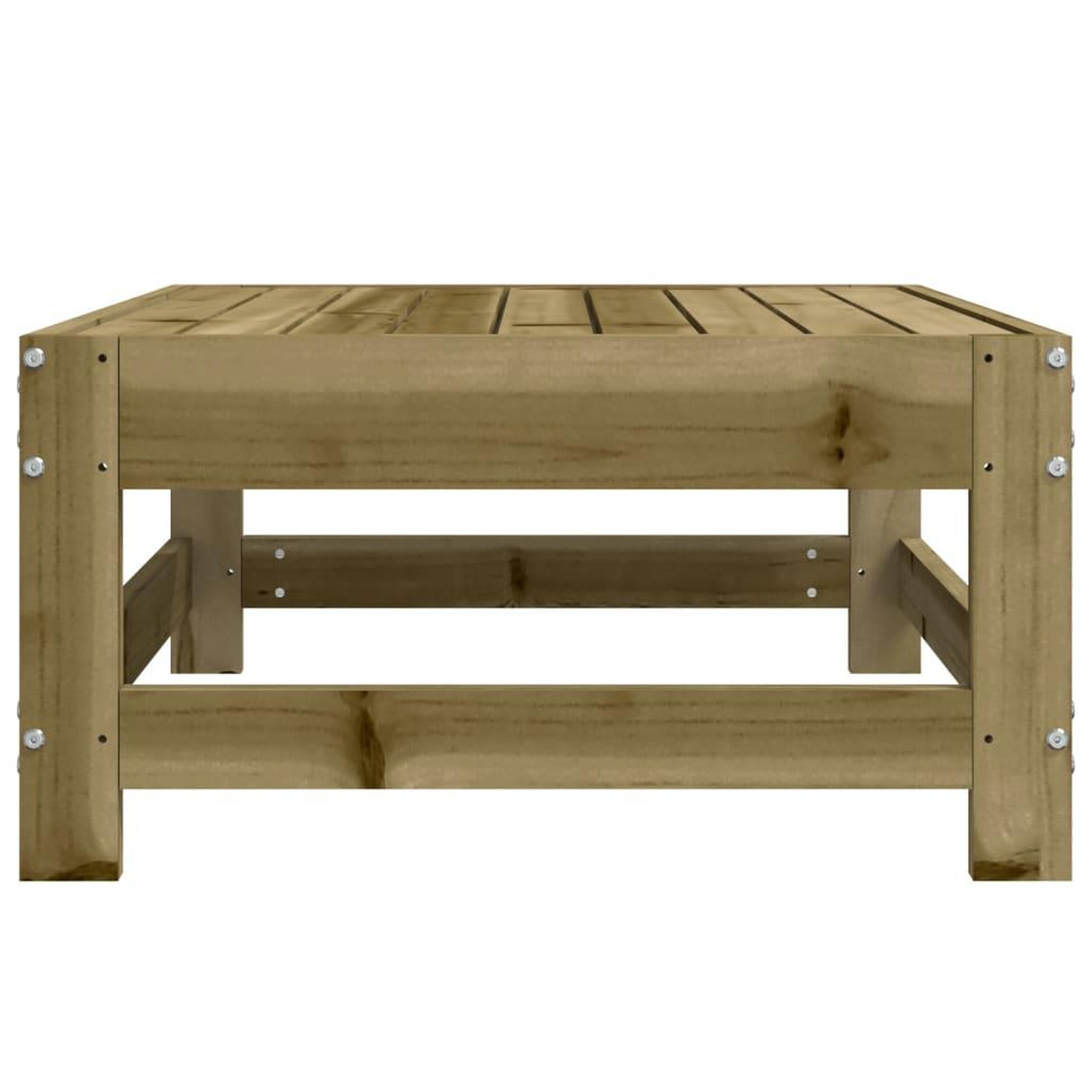 Voir la diapositive 4 : VIDAXL Repose-pied de jardin bois de pin impregne
