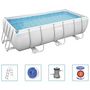 Voir la diapositive 1 : BESTWAY Bestway Ensemble de piscine rectangulaire Power Steel 404x201x100 cm