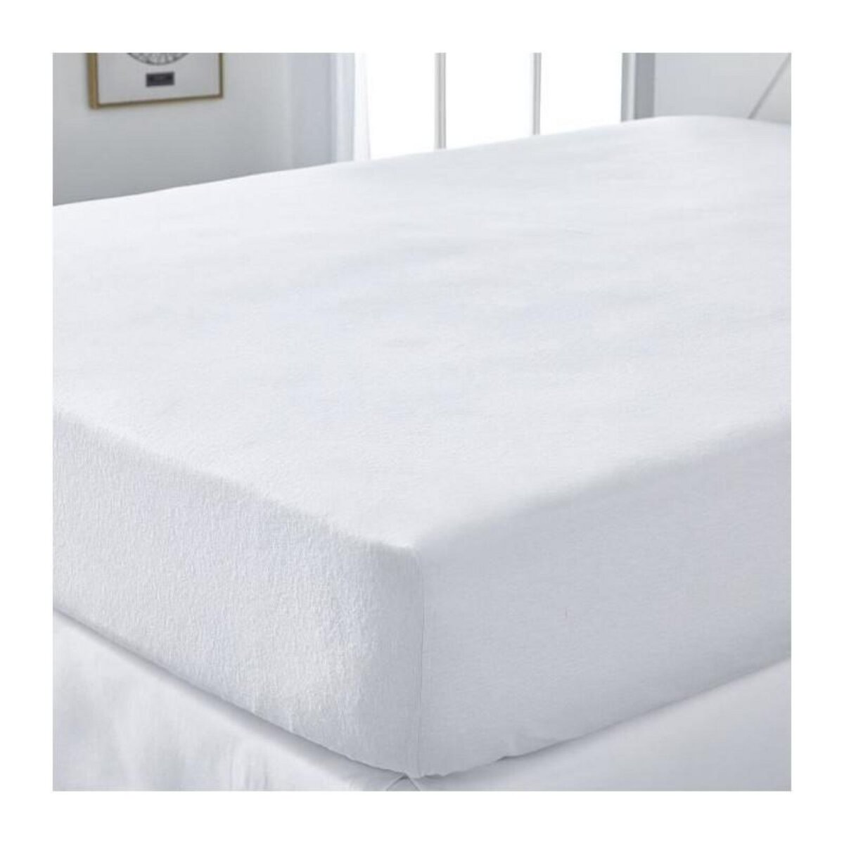 Today Protege matelas absorbant - TODAY - Essential - Pour lit 2 personnes - 90 x 190 cm - Anti-acarien