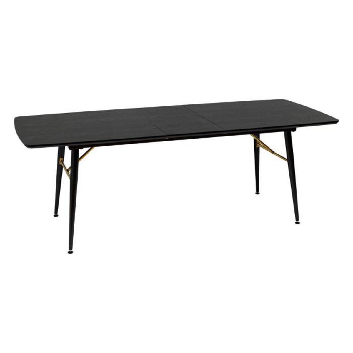 ATMOSPHERA Table à Manger Extensible  Aubrey  180-220cm Noir
