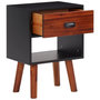 Voir la diapositive 4 : VIDAXL Bois d'acacia massif Tables de chevet 2 pcs 40x30x57 cm