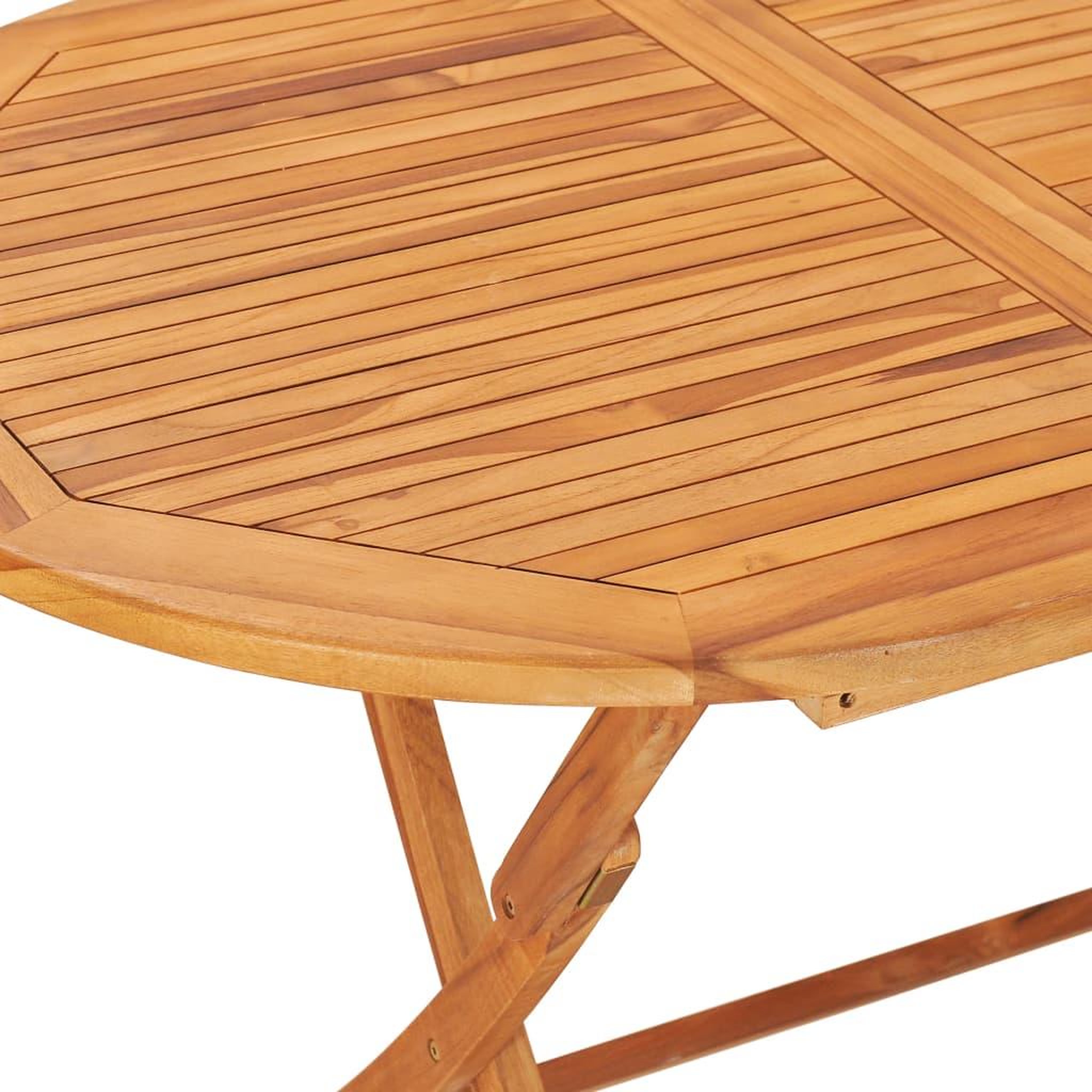 Voir la diapositive 4 : VIDAXL Table pliable de jardin 160x80x75 cm bois de teck solide