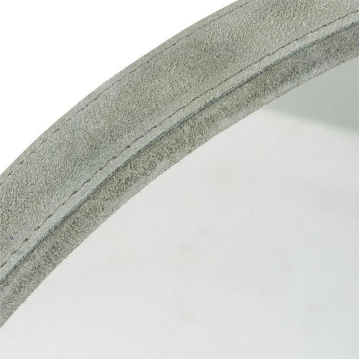 Paris Prix Miroir Mural Design en Cuir  Tortu  41cm Vert