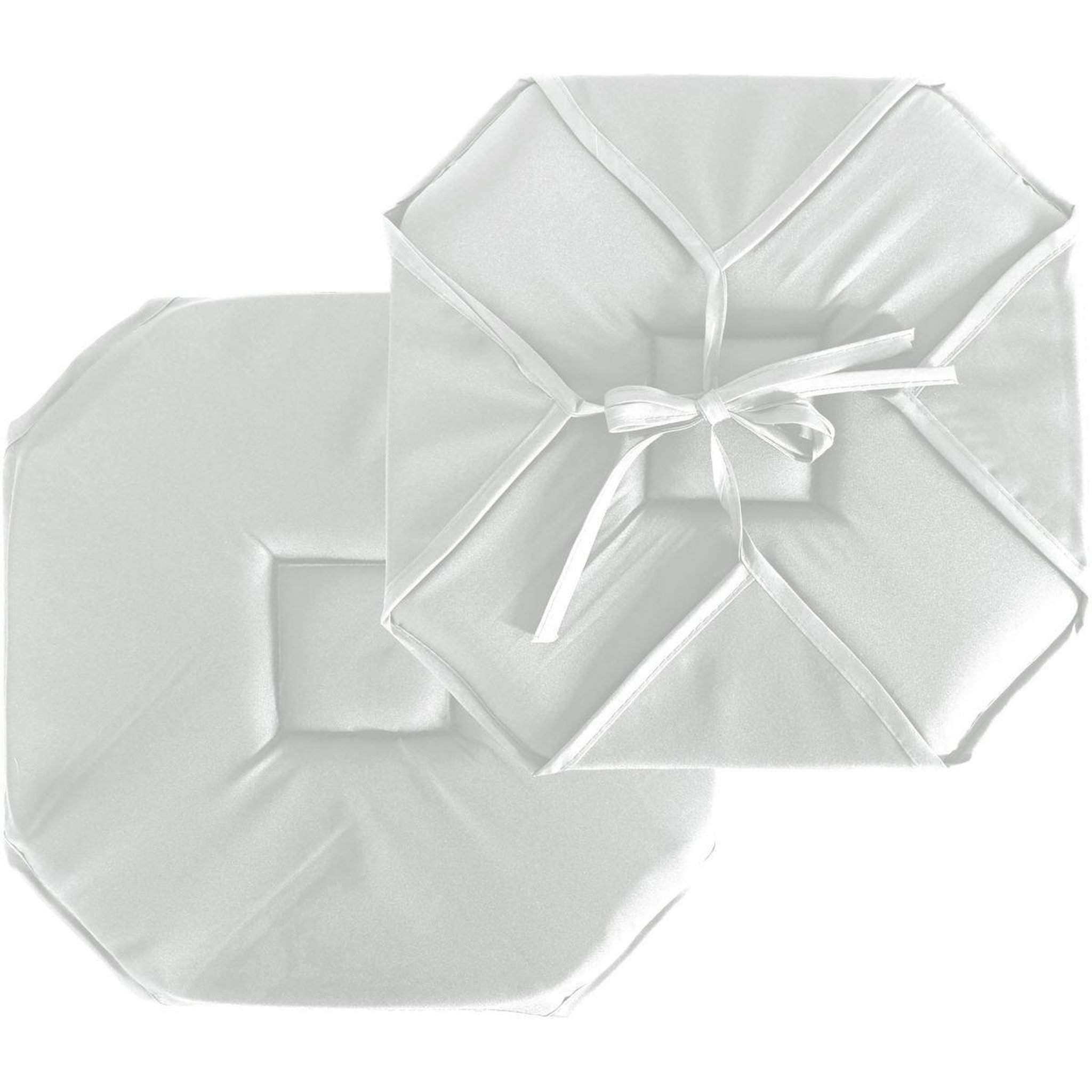 ENJOY HOME Galette de chaise uni  basic  40x40cm blanc