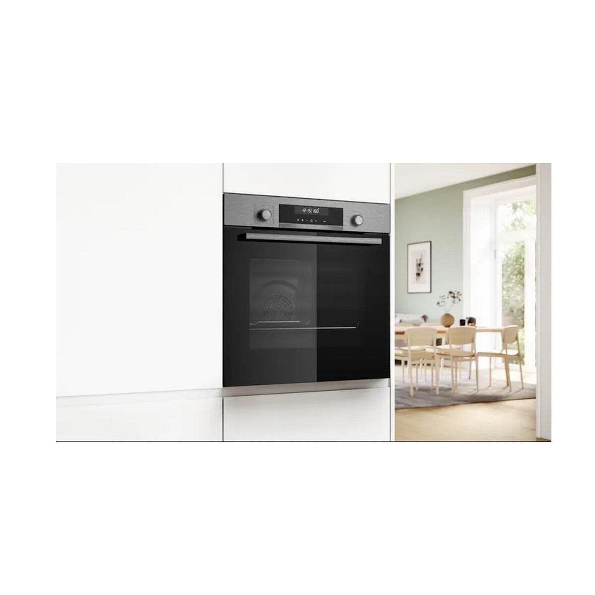 BOSCH Four intégrable multifonction 71l 60cm pyrolyse - HBG578ES7