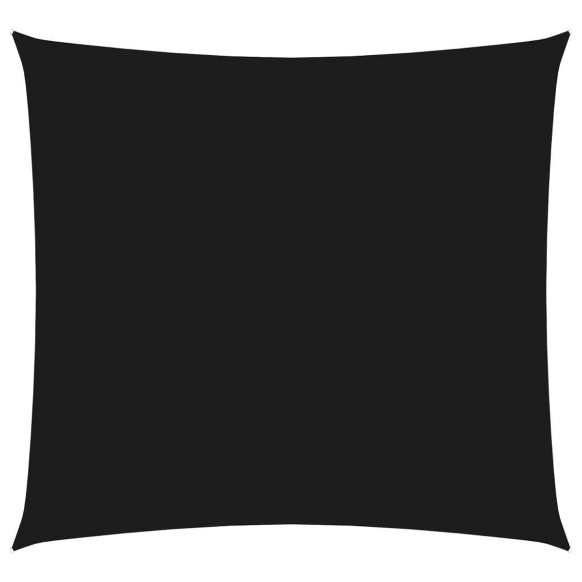 VIDAXL Voile de parasol tissu oxford carre 3x3 m noir