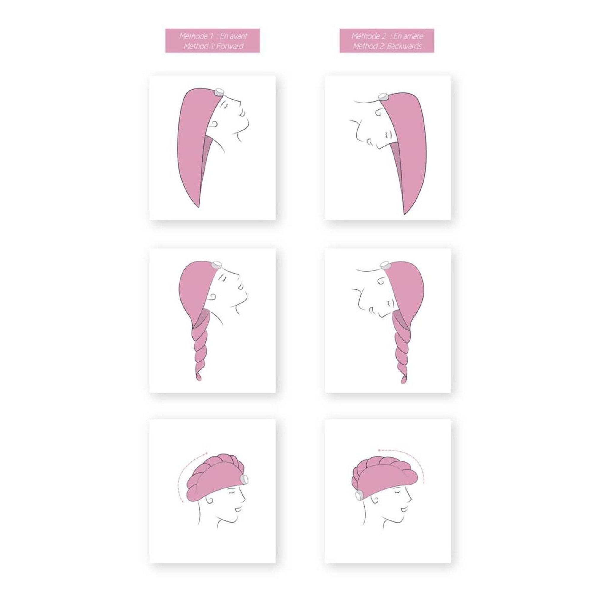 Voir la diapositive 4 : Cosmetic Club Kit Serviette & Charlotte  Cheveux  60cm Rose