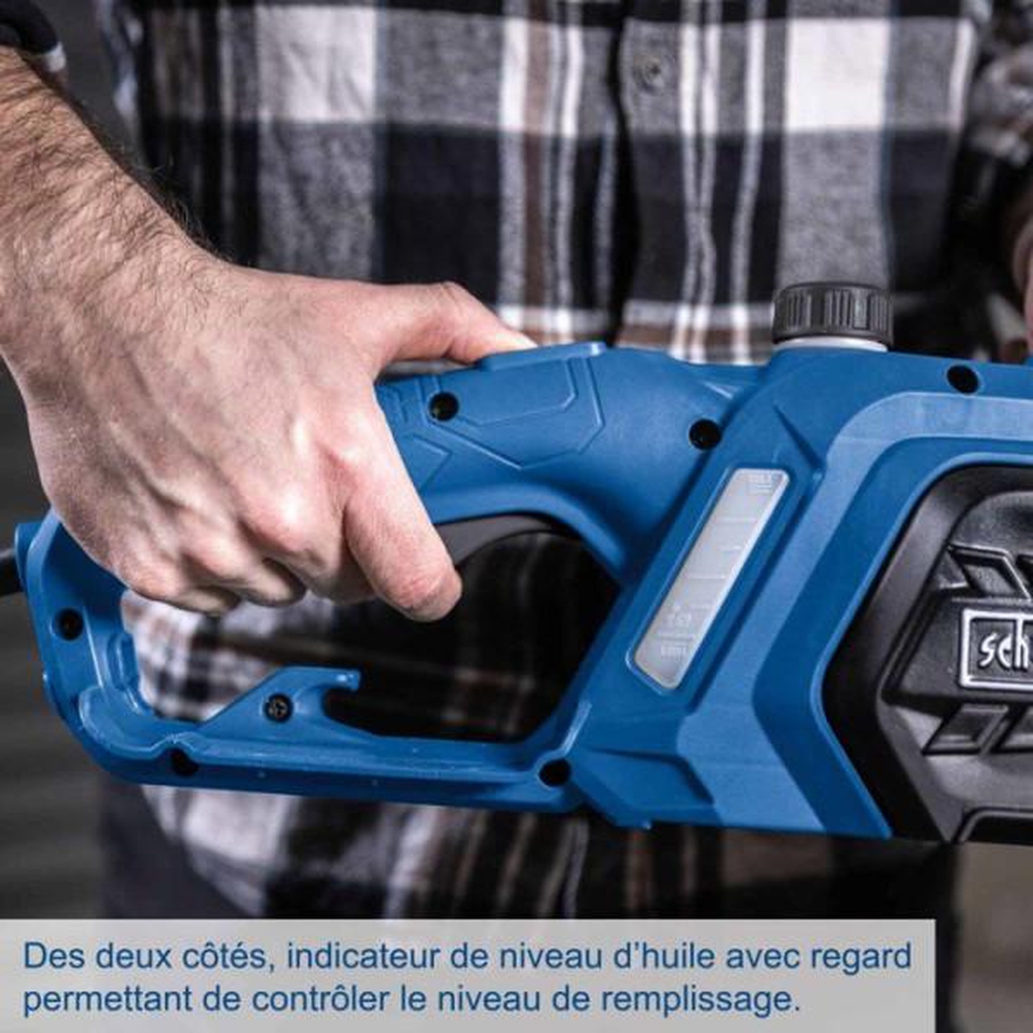 Voir la diapositive 6 : SCHEPPACH Tronçonneuse électrique scheppach - ecs1600 - coupe max 34 cm - 1600w