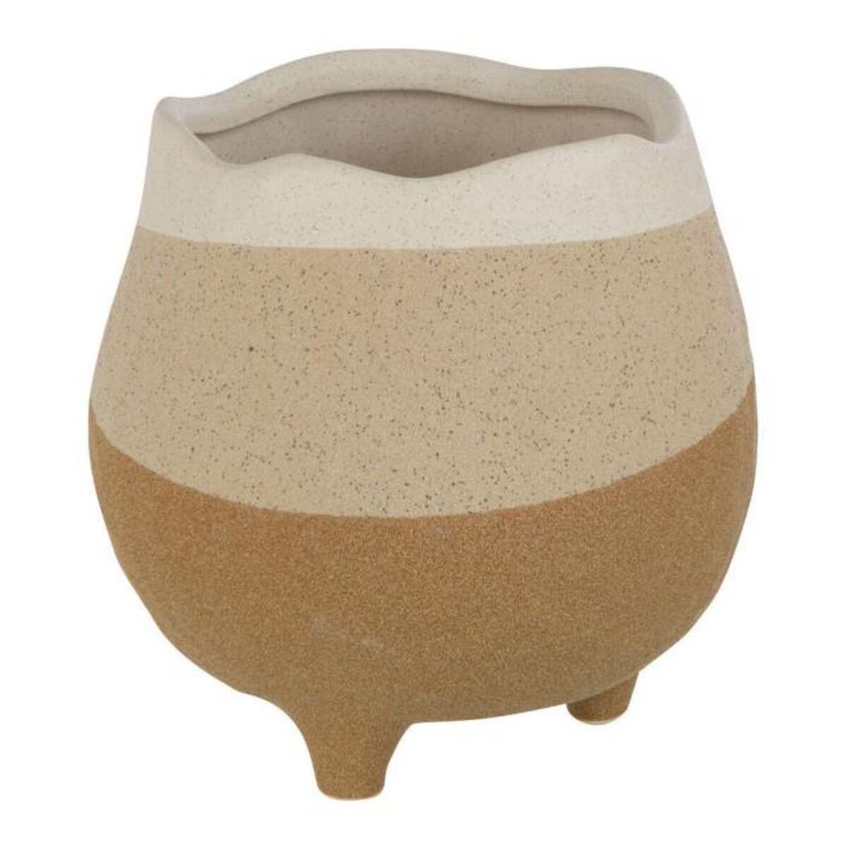 Paris Prix Cache-Pot sur Pied  Charley  15cm Beige
