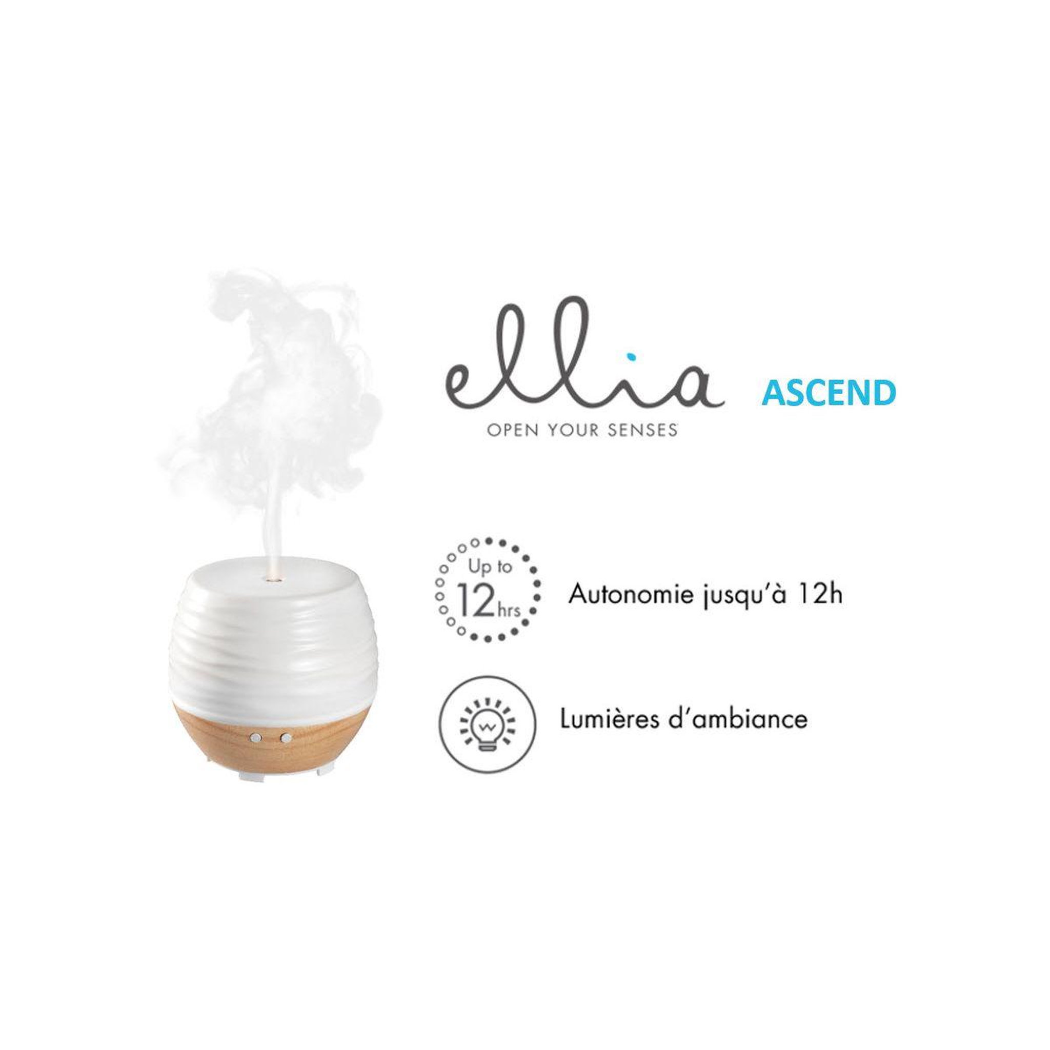 ELLIA Diffuseur huiles essentielles ASCEND