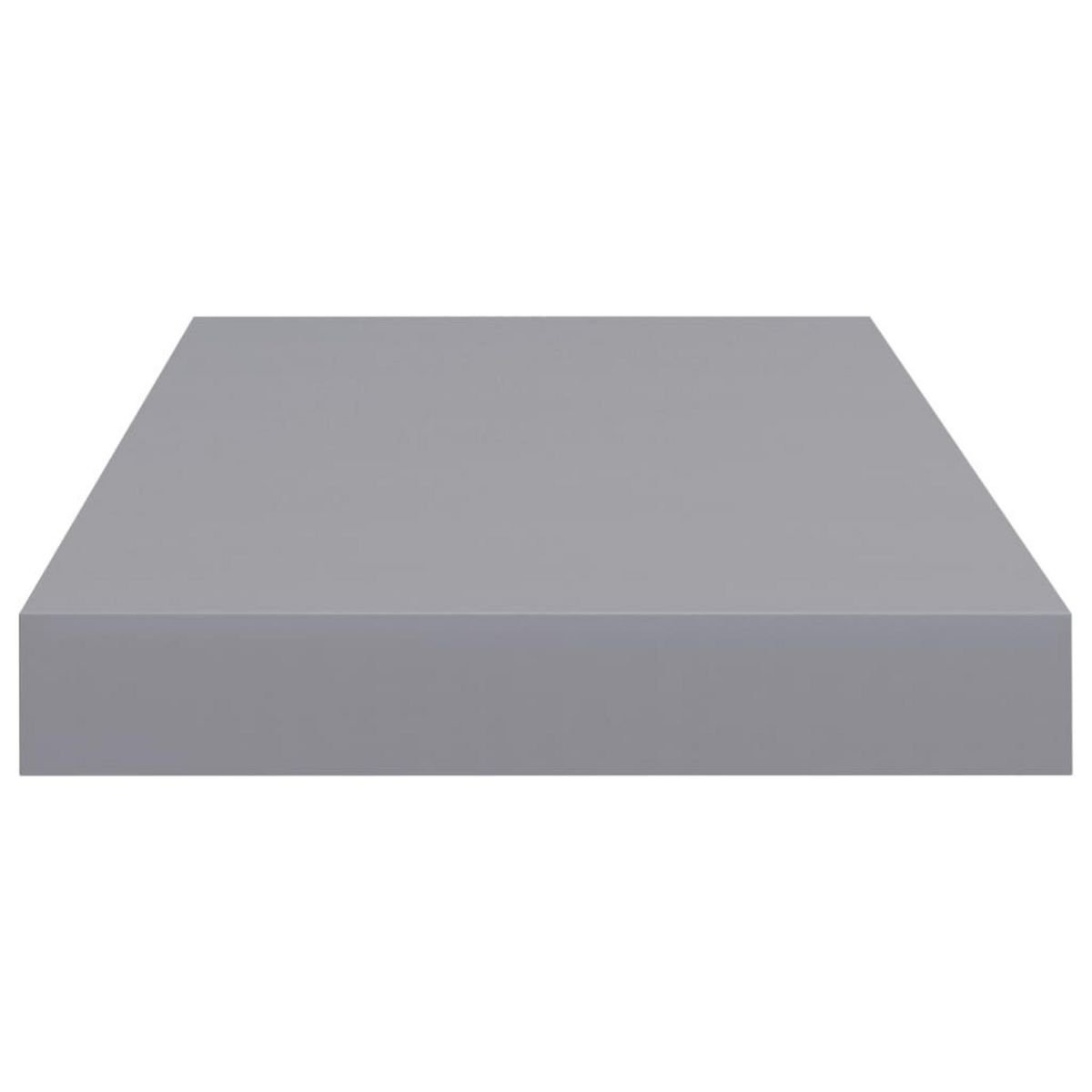 VIDAXL Etageres murales flottantes 2 pcs gris 50x23x3,8 cm MDF