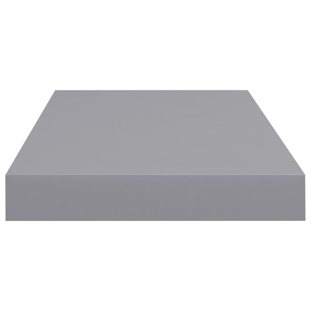 VIDAXL Etageres murales flottantes 2 pcs gris 50x23x3,8 cm MDF