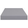 Voir la diapositive 5 : VIDAXL Etageres murales flottantes 2 pcs gris 50x23x3,8 cm MDF