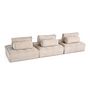 Voir la diapositive 4 : LISA DESIGN Marisol - canapé modulable droit 3 places - velours texturé