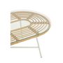 Voir la diapositive 5 : Paris Prix Table Basse de Jardin  Celeste  90cm Naturel & Blanc
