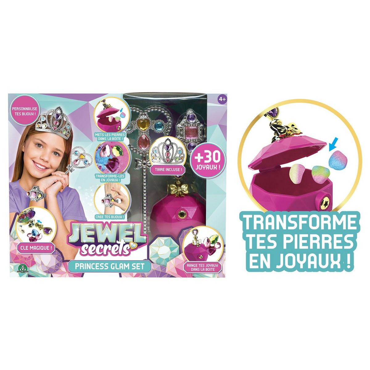 GP TOYS Coffret Bijoux Magiques de Princesse - Bijoux Secrets