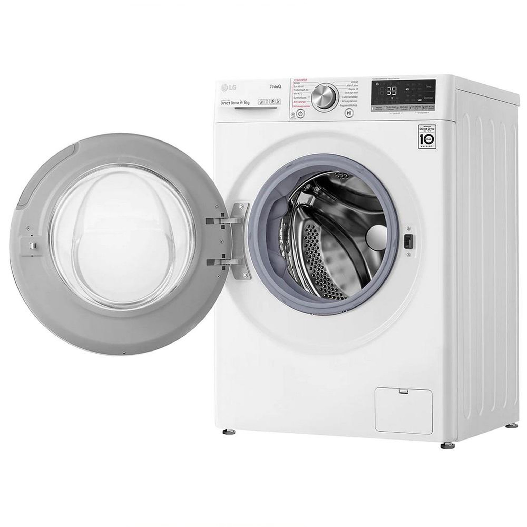 Voir la diapositive 4 : LG Lave-linge séchant frontal 9/6kg 1400 tours/min - f964r71wrst