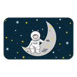Douceur d'Intérieur Tapis velours 45x75 cm Petit Astronaute