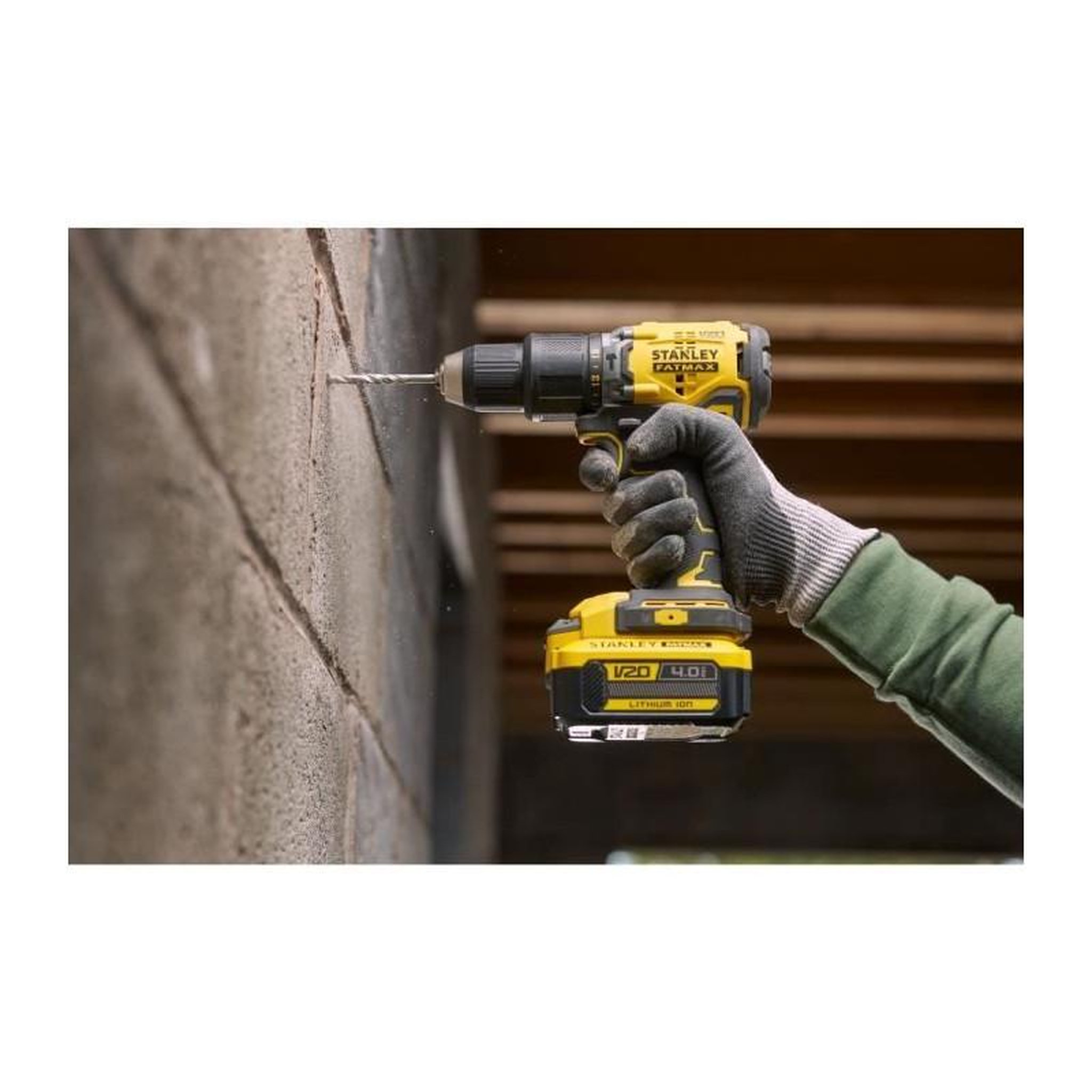 Voir la diapositive 4 : Stanley Starter Kit - STANLEY FATMAX V20 - SFMCB14M1-QW - Chargeur 2A + 1 Batterie 18V 4Ah