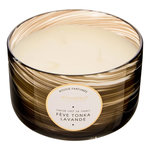 ATMOSPHERA Bougie Parfumée Design  Wavy  540g Fève Tonka & Lavande