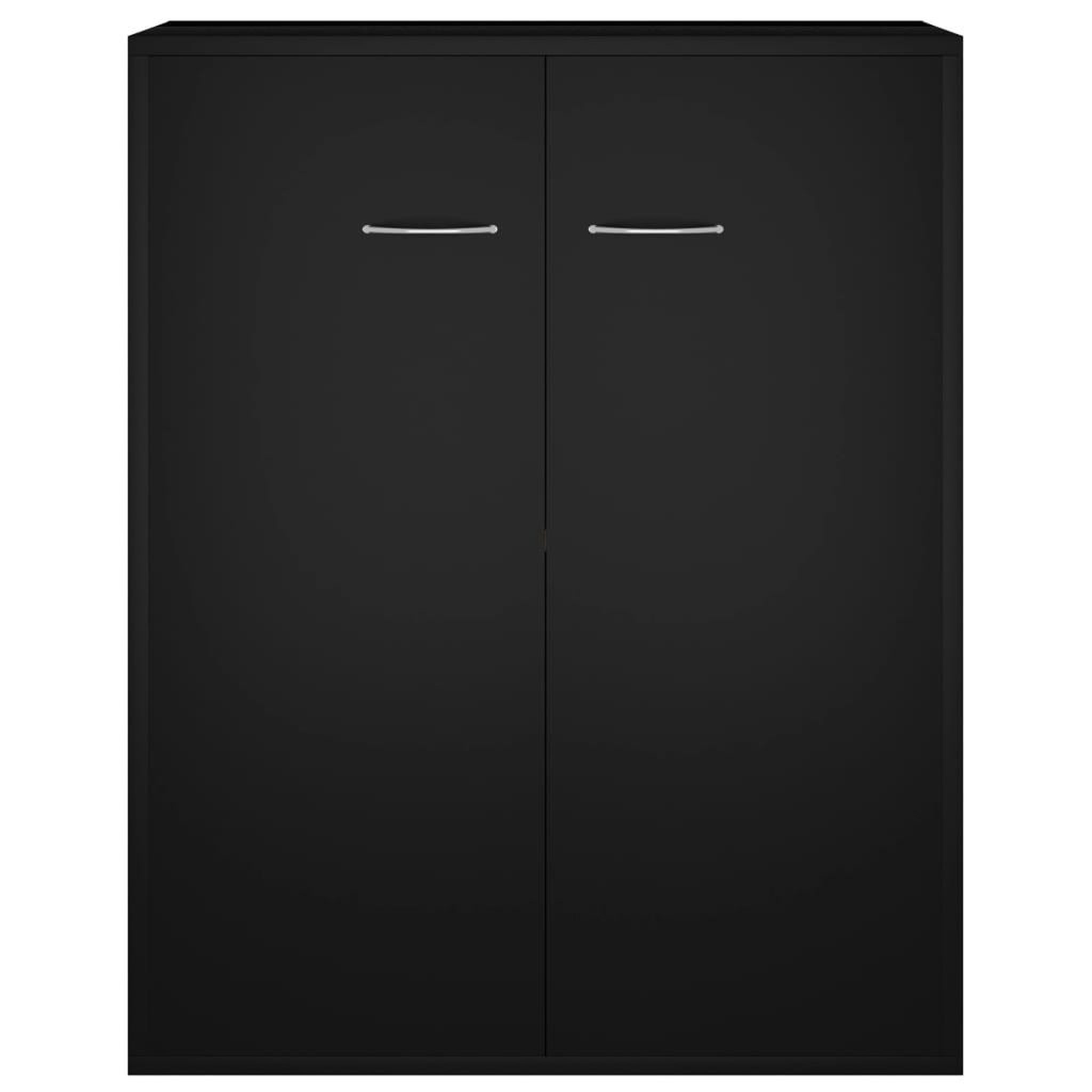 Voir la diapositive 5 : VIDAXL Buffet noir 60x30x75 cm bois d'ingenierie