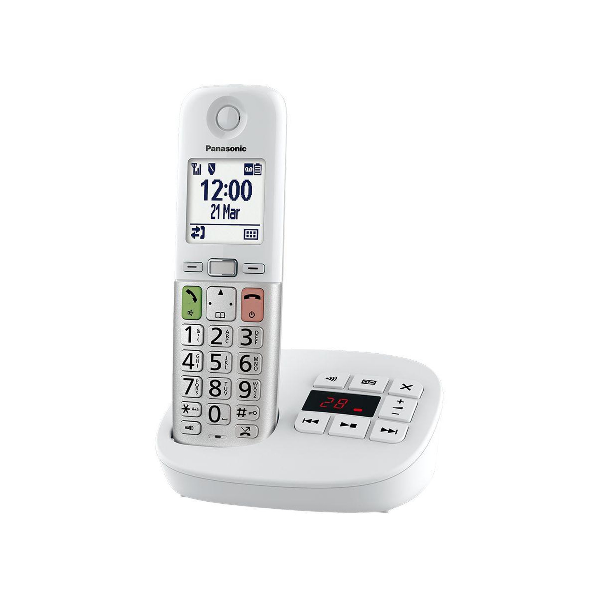Voir la diapositive 1 : PANASONIC Téléphone sans fil KX-TGU430EXW