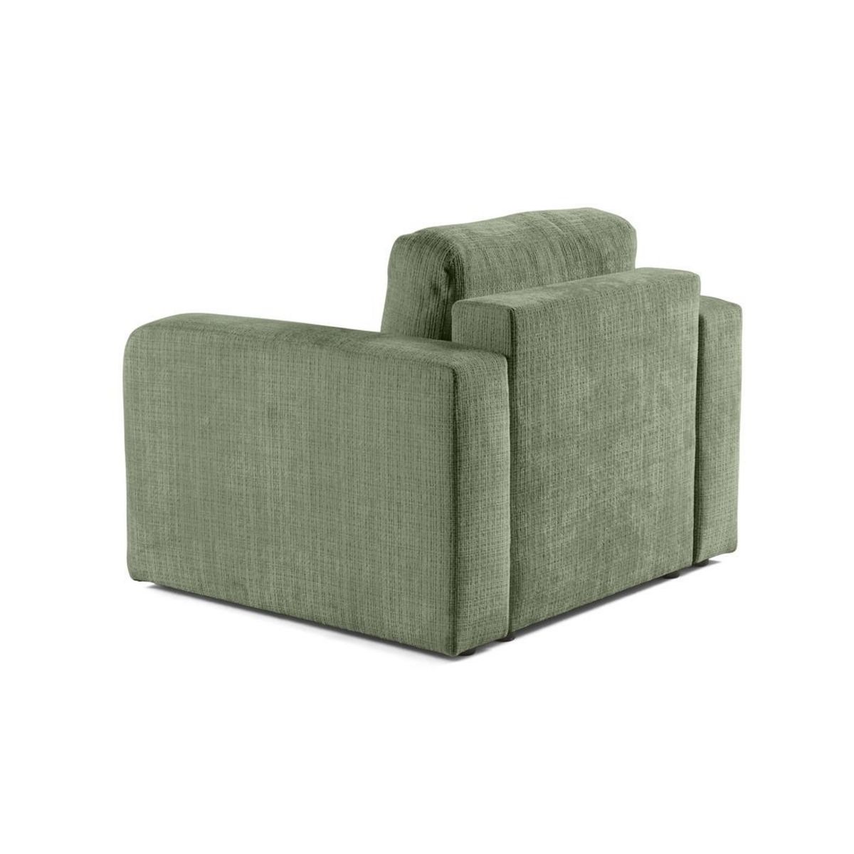 BEST MOBILIER Miro - fauteuil en velours texturé
