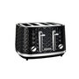 Voir la diapositive 2 : Morphy richards Grille-pain Morphy Richards 248131 noir 4 toasts 7 niveaux de brunissage