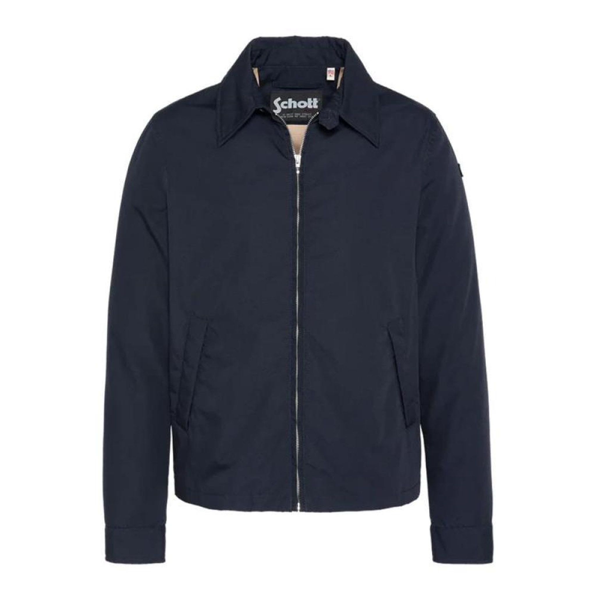 Schott Blouson Marine Homme Schott Evano. Coloris disponibles : Bleu