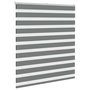 Voir la diapositive 3 : VIDAXL Store zebre gris fonce largeur du tissu 115,9 cm polyester