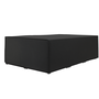 Voir la diapositive 1 : OUTSUNNY Housse de protection salon de jardin bâche etanche tissu oxford rectangulaire 222L x 155l x 67H cm noir