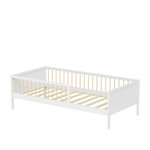 MINEA MINEA | Lit avec barrière PEPITO 90x190 cm (matelas non inclus). Coloris disponibles : Vert, Blanc