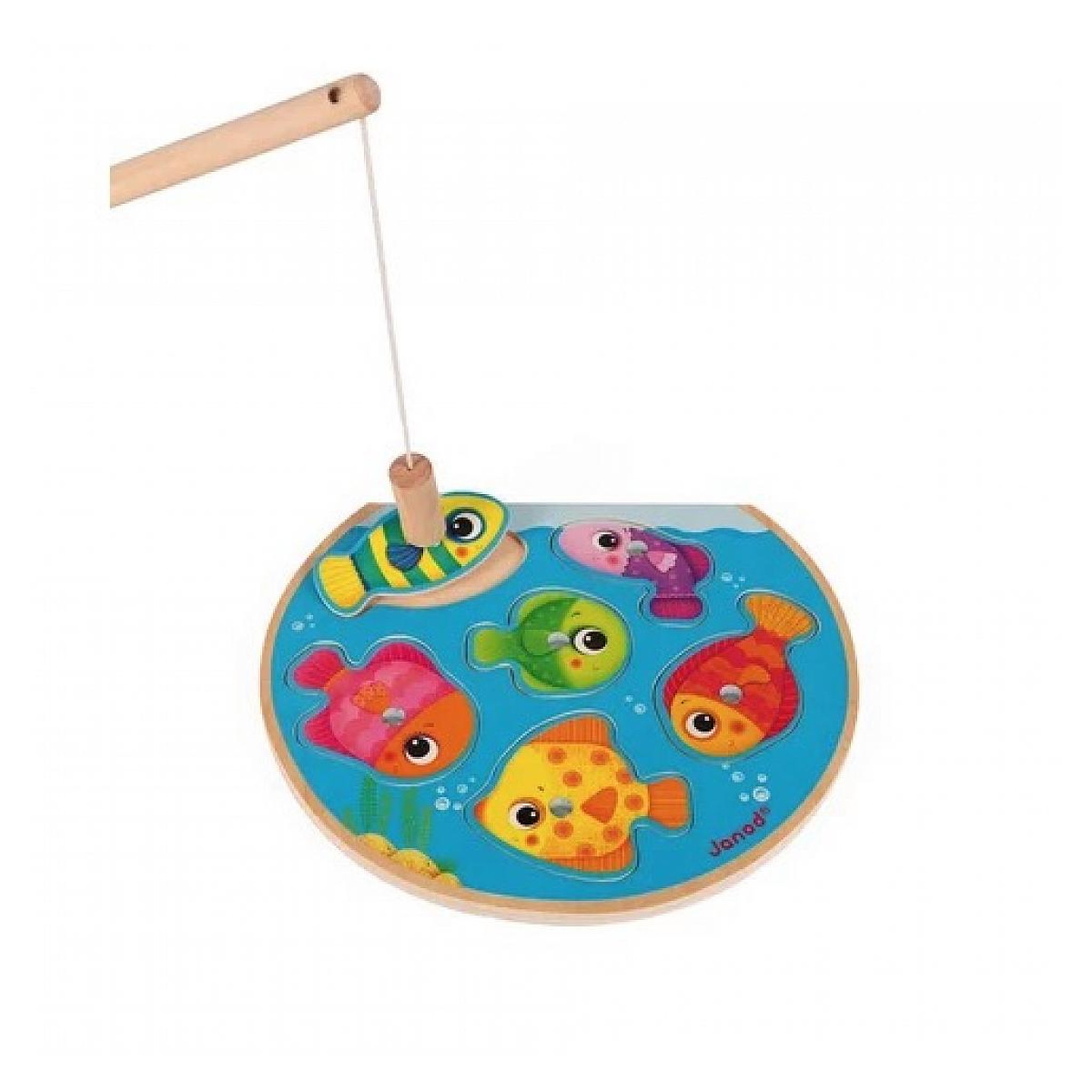 Voir la diapositive 2 : JANOD Puzzle peche magnetique Speedy Fish