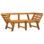 Voir la diapositive 5 : VIDAXL Banc de jardin avec coussins 2 en 1 bois d'acacia massif