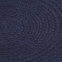Voir la diapositive 3 : VIDAXL Napperons 6 pcs Bleu marine Plain 38 cm Rond Coton