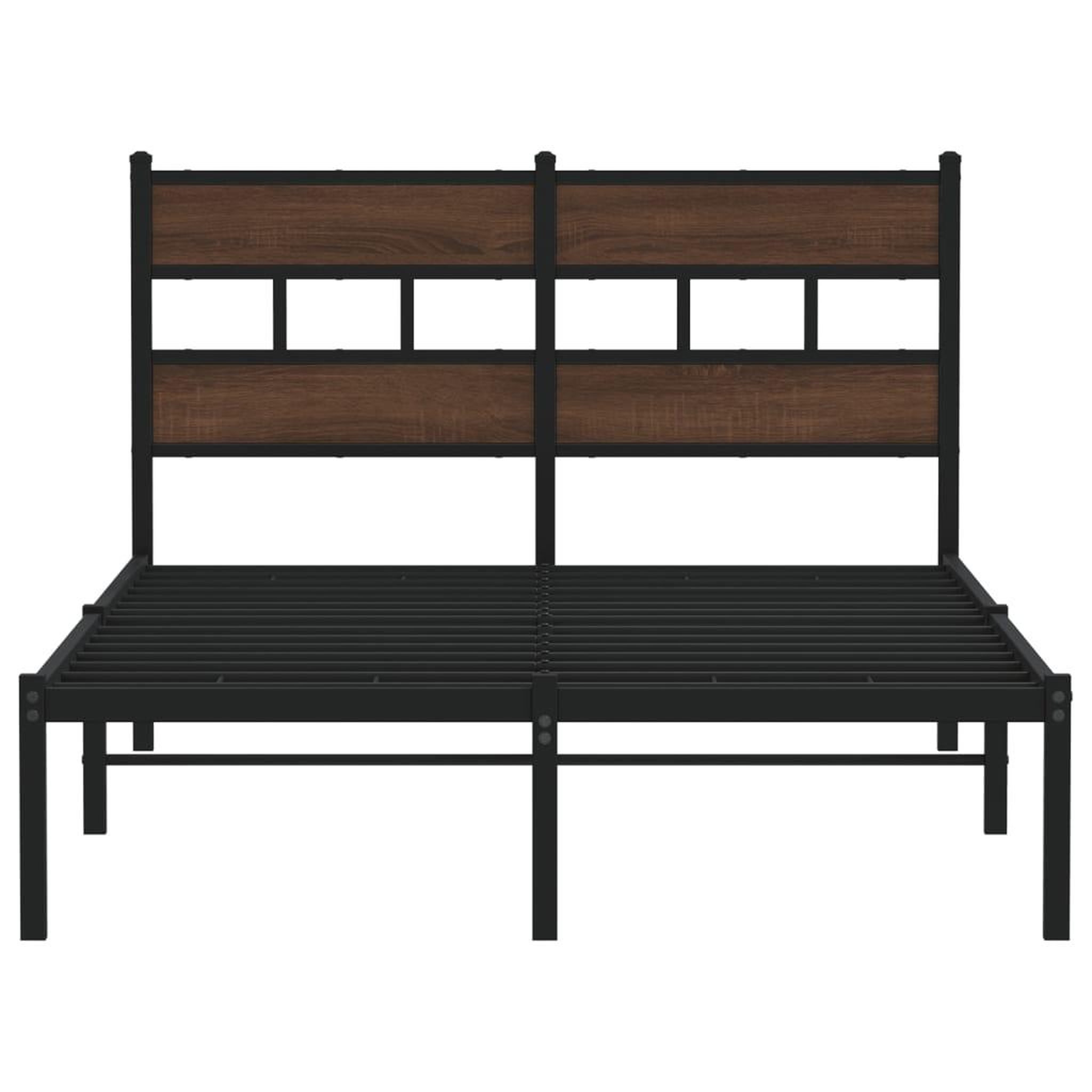 Voir la diapositive 4 : VIDAXL Cadre de lit sans matelas avec tete de lit 120x190 cm